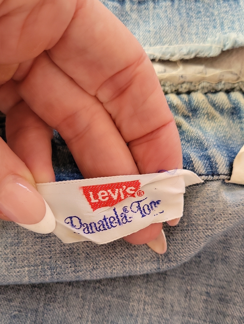 Vintage 1970s Levis Panatela Denim Shacket Trucker Lightweight Jacket - Picture 6 of 13